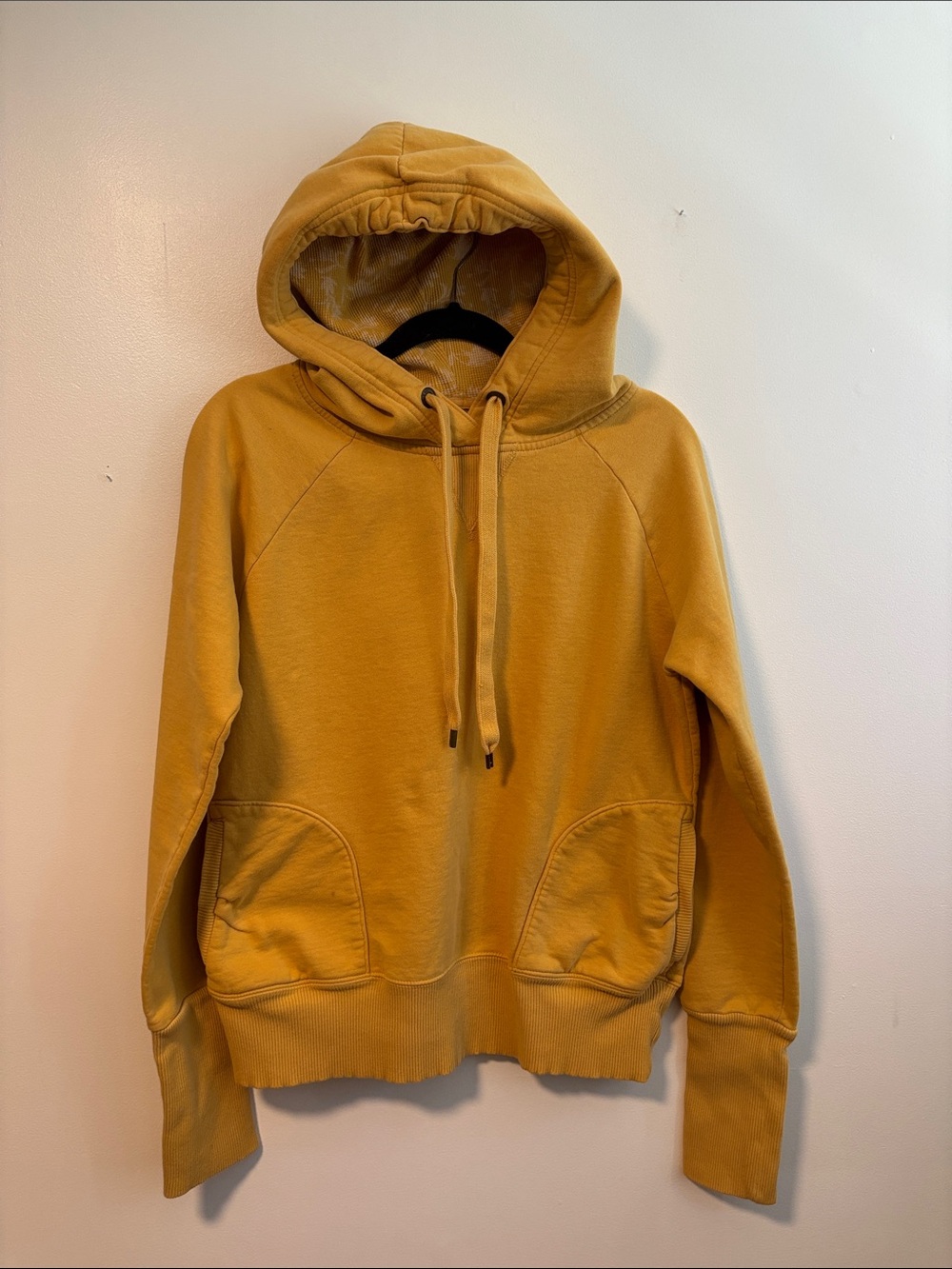 Old Navy Mustard Yellow Hooded Sweatshirt